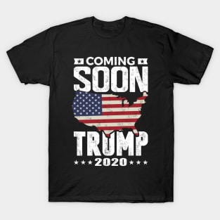 Funny Coming soon Trump 2020 political rally T-Shirt